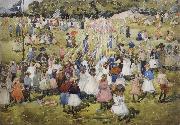 Maurice Prendergast, May Day,Central Park